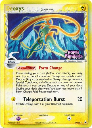 Deoxys (6/110) (Delta Species) (Stamped) [EX: Holon Phantoms] - Comfy Hobbies