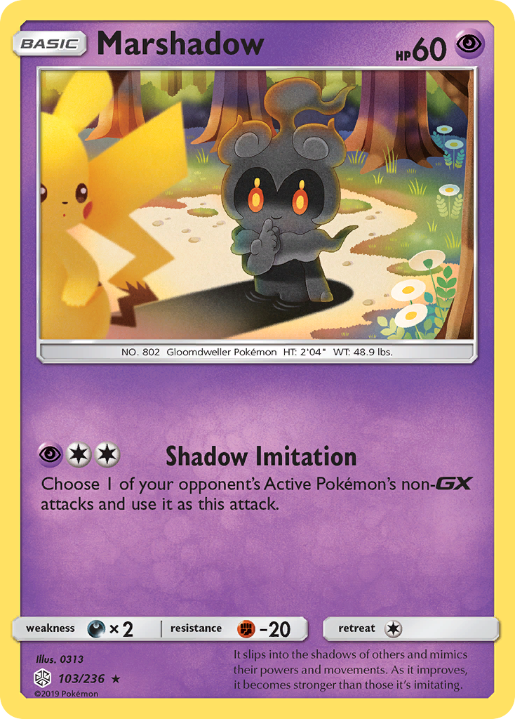 Marshadow (103/236) [Sun & Moon: Cosmic Eclipse] - Comfy Hobbies