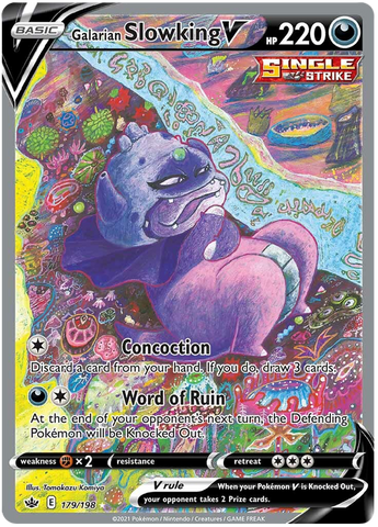 Galarian Slowking V (179/198) [Sword & Shield: Chilling Reign] - Comfy Hobbies