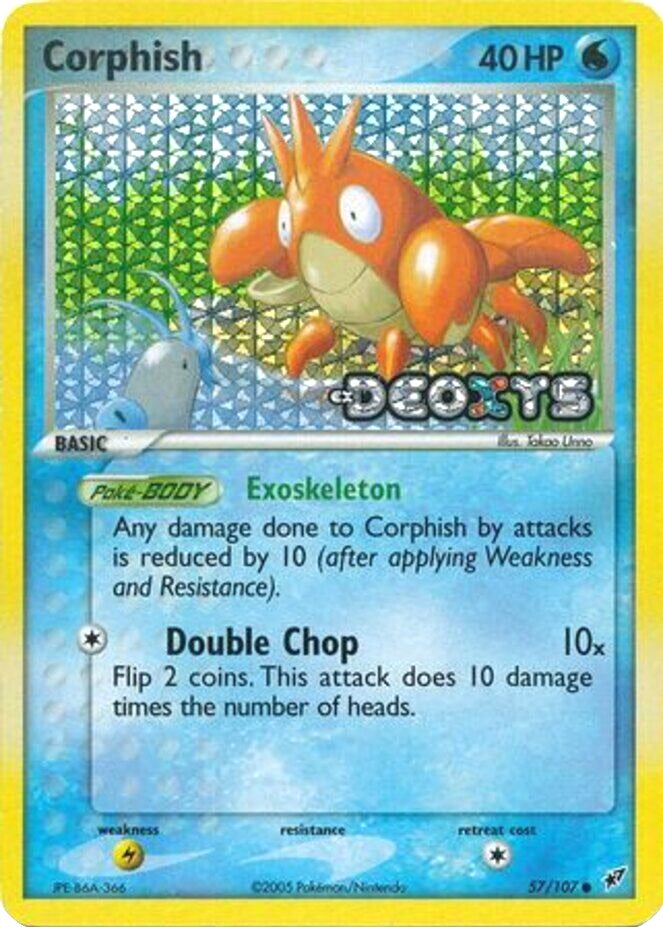 Corphish (57/107) (Stamped) [EX: Deoxys] - Comfy Hobbies