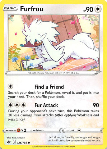 Furfrou (126/198) [Sword & Shield: Chilling Reign] - Comfy Hobbies