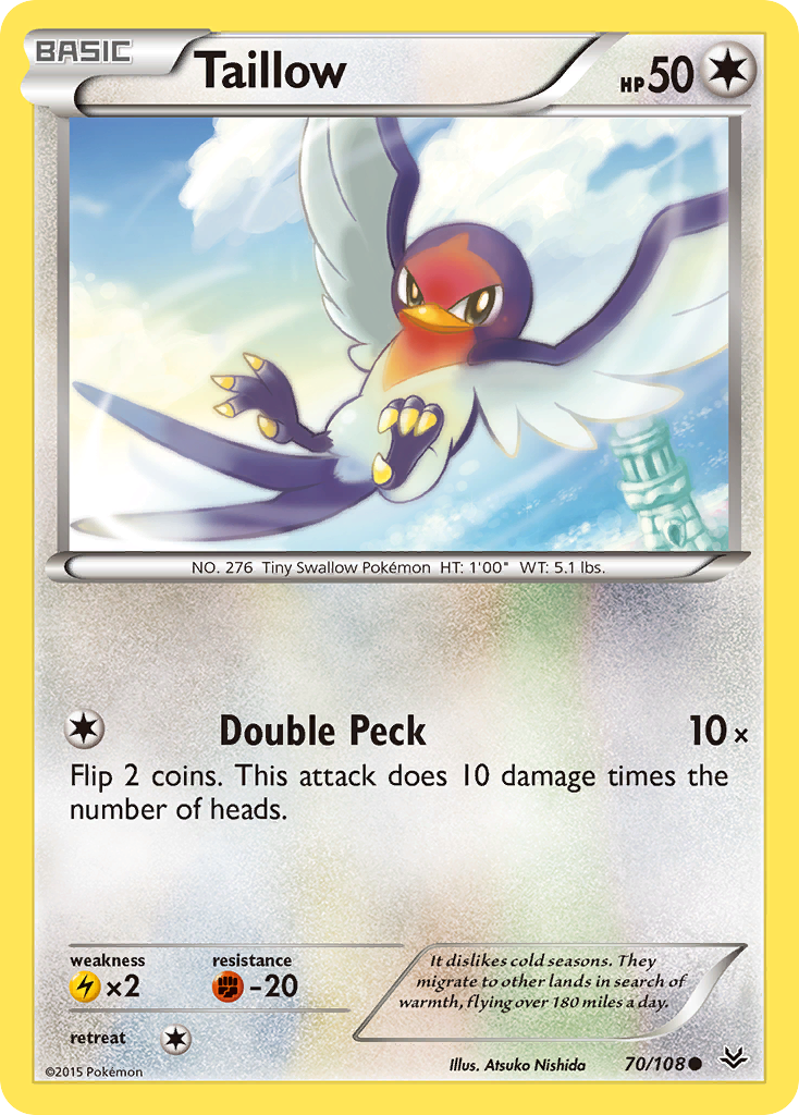 Taillow (70/108) [XY: Roaring Skies] - Comfy Hobbies