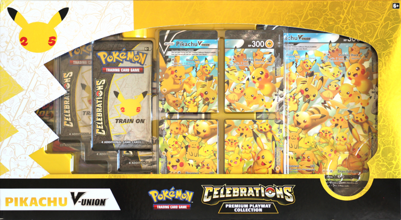 Celebrations: 25th Anniversary - Premium Playmat Collection (Pikachu V-Union) - Comfy Hobbies