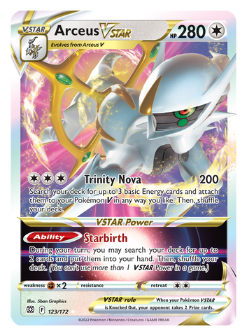 Arceus VSTAR (123/172) (Jumbo Card) [Sword & Shield: Brilliant Stars] - Comfy Hobbies