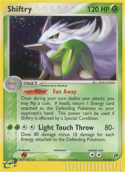 Shiftry (12/100) [EX: Sandstorm] - Comfy Hobbies