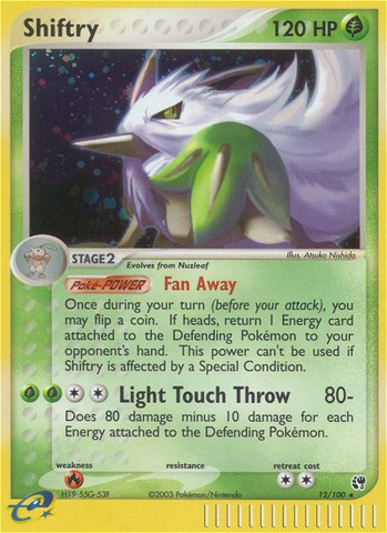 Shiftry (12/100) [EX: Sandstorm] - Comfy Hobbies