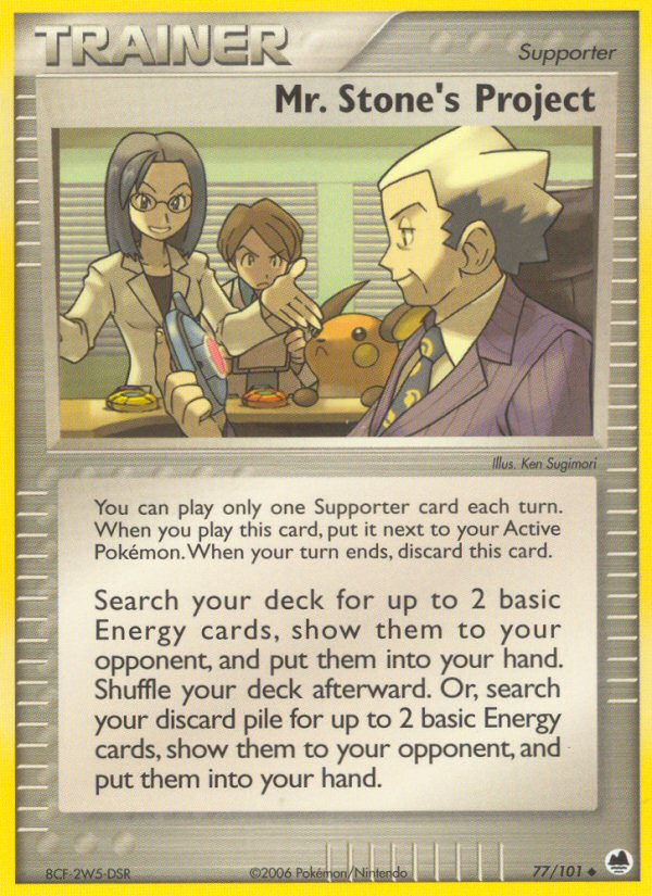 Mr. Stone's Project (77/101) [EX: Dragon Frontiers] - Comfy Hobbies