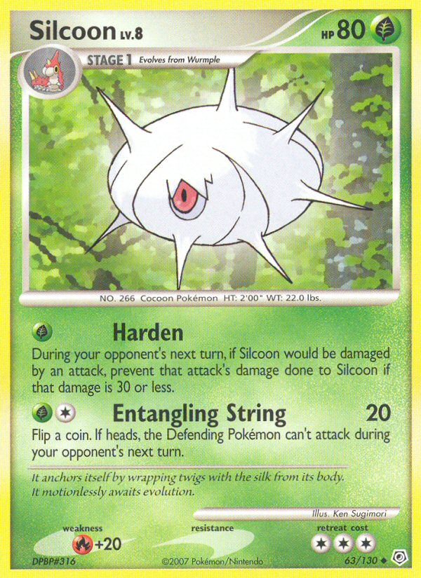 Silcoon (63/130) [Diamond & Pearl: Base Set] - Comfy Hobbies