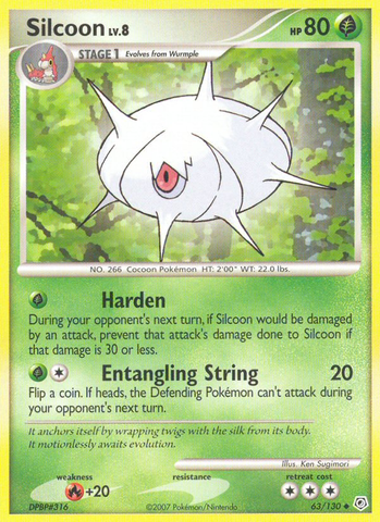 Silcoon (63/130) [Diamond & Pearl: Base Set] - Comfy Hobbies