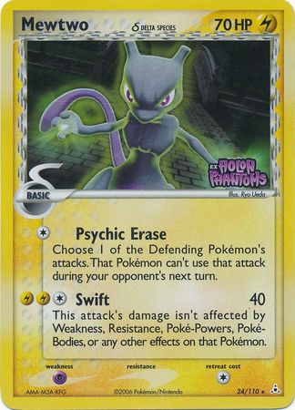 Mewtwo (24/110) (Delta Species) (Stamped) [EX: Holon Phantoms] - Comfy Hobbies