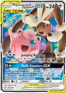 Mega Lopunny & Jigglypuff GX (165/236) [Sun & Moon: Cosmic Eclipse] - Comfy Hobbies