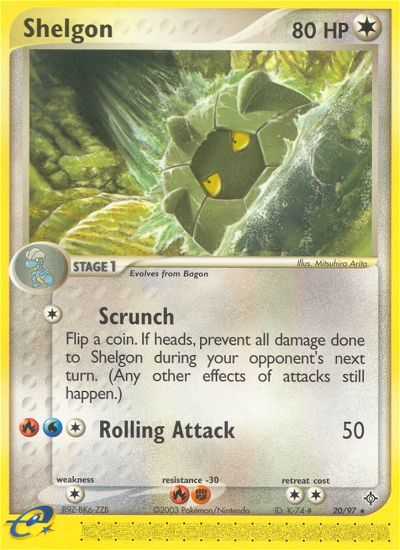 Shelgon (20/97) [EX: Dragon] - Comfy Hobbies
