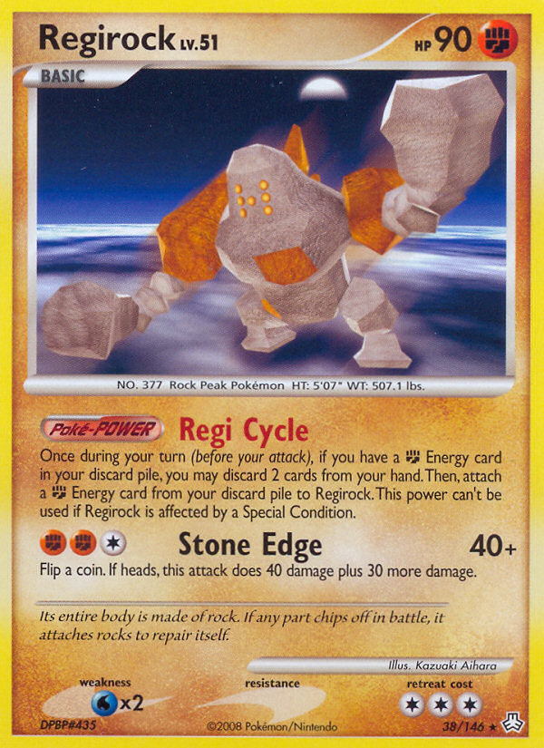 Regirock (38/146) [Diamond & Pearl: Legends Awakened] - Comfy Hobbies