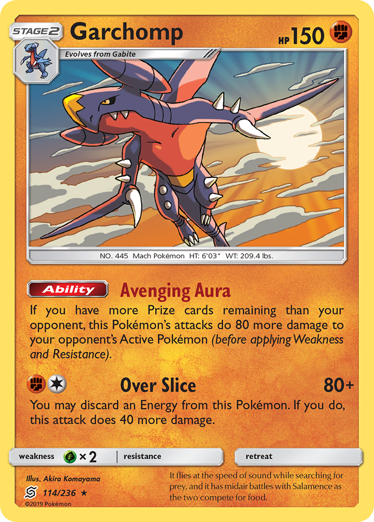 Garchomp (114/236) [Sun & Moon: Unified Minds] - Comfy Hobbies