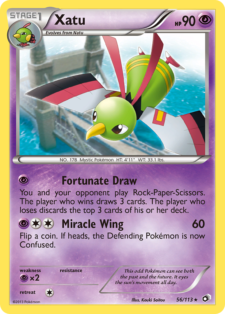 Xatu (56/113) [Black & White: Legendary Treasures] - Comfy Hobbies