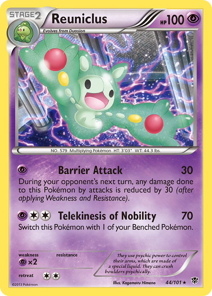 Reuniclus (44/101) [Black & White: Plasma Blast] - Comfy Hobbies