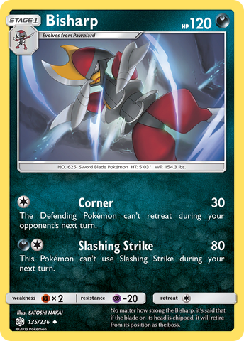 Bisharp (135/236) [Sun & Moon: Cosmic Eclipse] - Comfy Hobbies