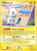 Minun (32/132) [Diamond & Pearl: Secret Wonders] - Comfy Hobbies