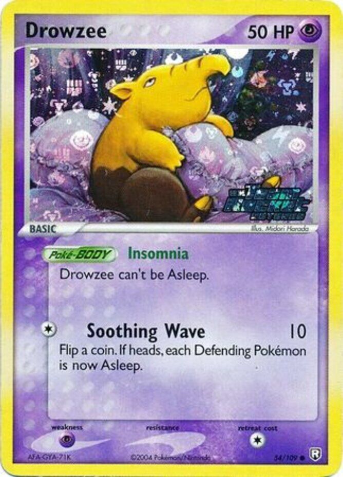 Drowzee (54/109) (Stamped) [EX: Team Rocket Returns] - Comfy Hobbies