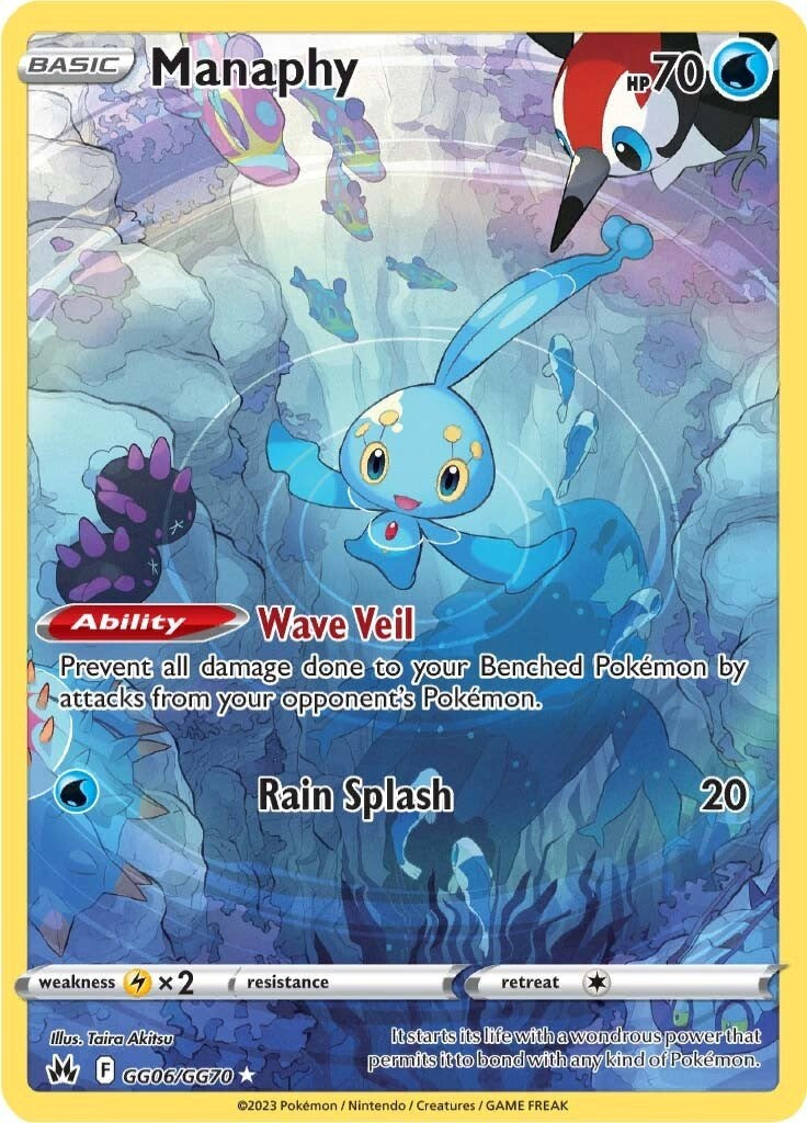 Manaphy (GG06/GG70) [Sword & Shield: Crown Zenith] - Comfy Hobbies