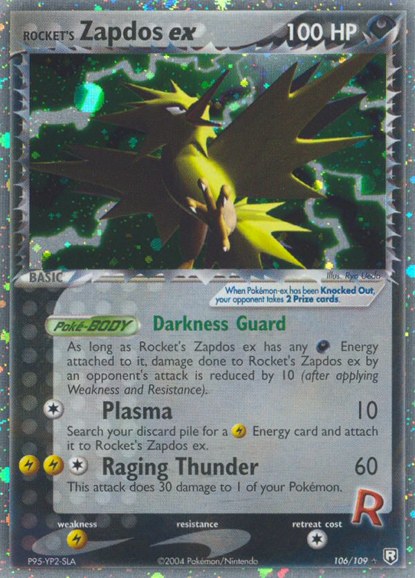 Rocket's Zapdos ex (106/109) [EX: Team Rocket Returns] - Comfy Hobbies