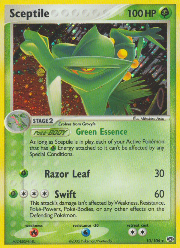 Sceptile (10/106) [EX: Emerald] - Comfy Hobbies