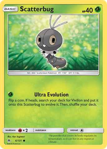 Scatterbug (6/131) [Sun & Moon: Forbidden Light] - Comfy Hobbies