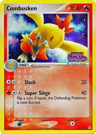 Combusken (39/110) (Stamped) [EX: Holon Phantoms] - Comfy Hobbies