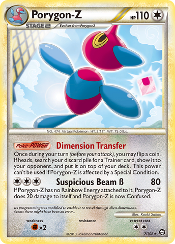 Porygon-Z (7/102) [HeartGold & SoulSilver: Triumphant] - Comfy Hobbies