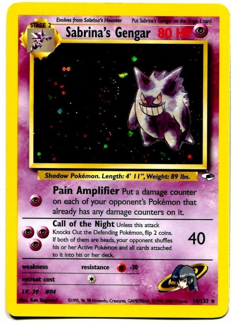 Sabrina's Gengar (14/132) [Gym Heroes Unlimited] - Comfy Hobbies