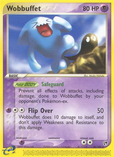 Wobbuffet (26/100) [EX: Sandstorm] - Comfy Hobbies