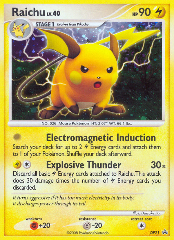 Raichu (DP21) [Diamond & Pearl: Black Star Promos] - Comfy Hobbies