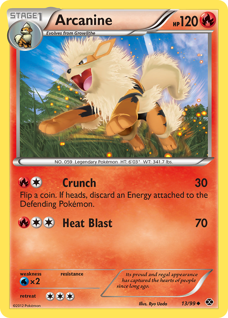 Arcanine (13/99) [Black & White: Next Destinies] - Comfy Hobbies