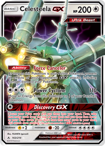 Celesteela GX (163/214) [Sun & Moon: Unbroken Bonds] - Comfy Hobbies