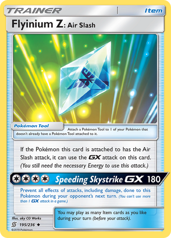Flyinium Z: Air Slash (195/236) [Sun & Moon: Unified Minds] - Comfy Hobbies