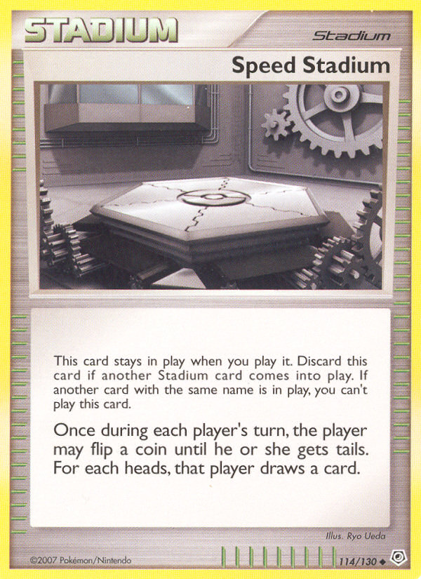 Speed Stadium (114/130) [Diamond & Pearl: Base Set] - Comfy Hobbies