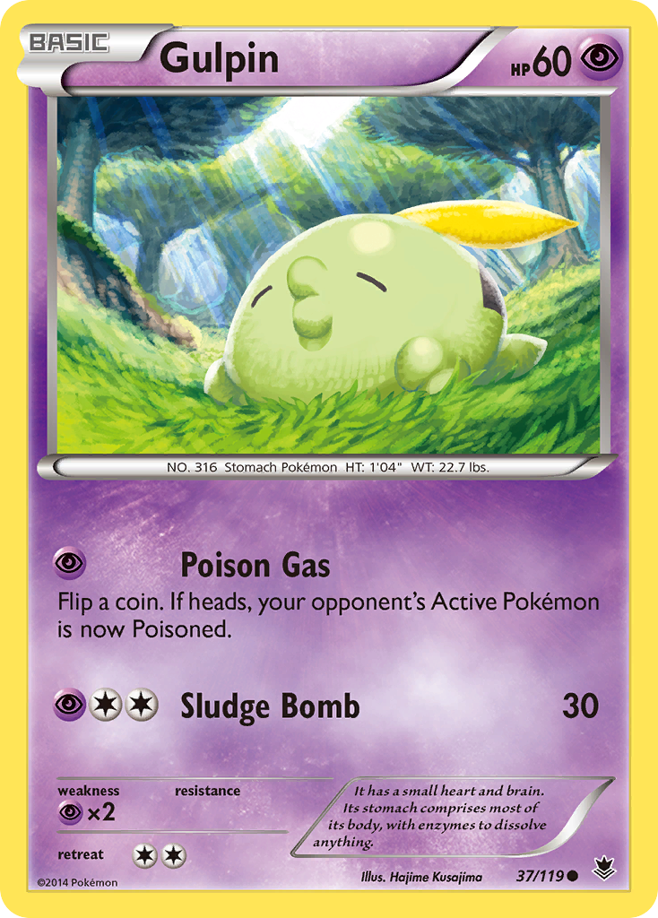 Gulpin (37/119) [XY: Phantom Forces] - Comfy Hobbies