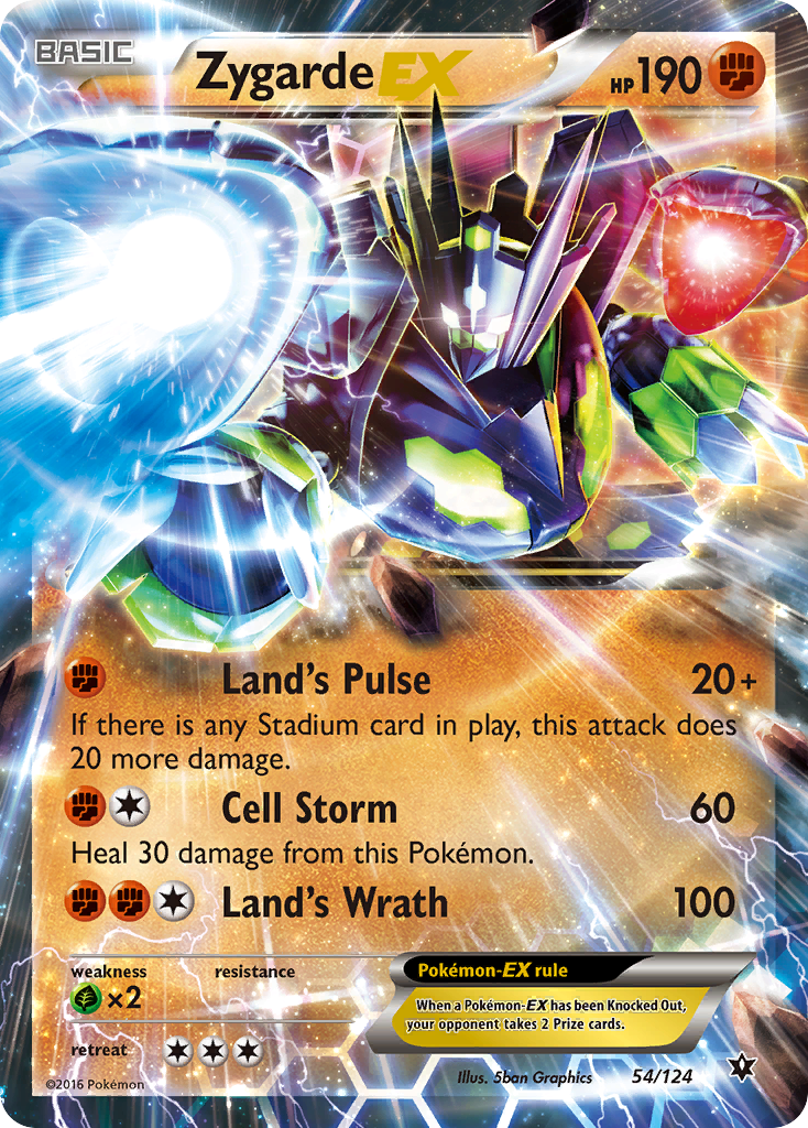 Zygarde EX (54/124) [XY: Fates Collide] - Comfy Hobbies