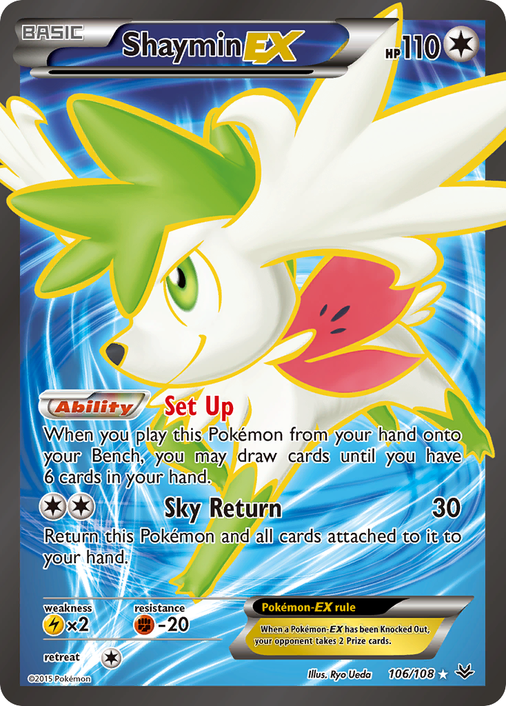 Shaymin EX (106/108) [XY: Roaring Skies] - Comfy Hobbies