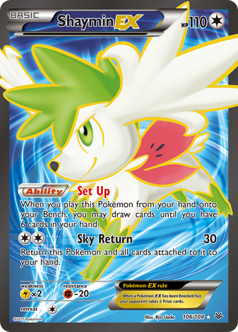 Shaymin EX (106/108) [XY: Roaring Skies] - Comfy Hobbies
