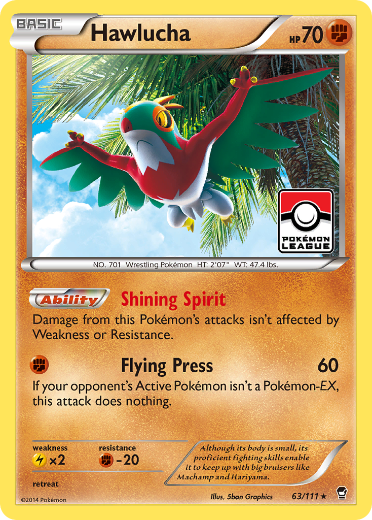 Hawlucha (63/111) [XY: Furious Fists] - Comfy Hobbies