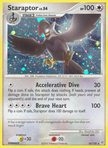 Staraptor (16/130) [Diamond & Pearl: Base Set] - Comfy Hobbies