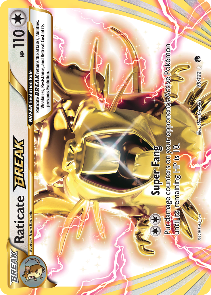 Raticate BREAK (89/122) [XY: BREAKpoint] - Comfy Hobbies