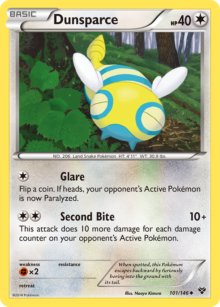 Dunsparce (101/146) [XY: Base Set] - Comfy Hobbies