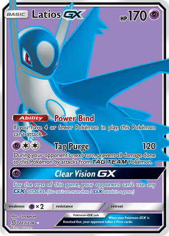 Latios GX (223/236) [Sun & Moon: Unified Minds] - Comfy Hobbies