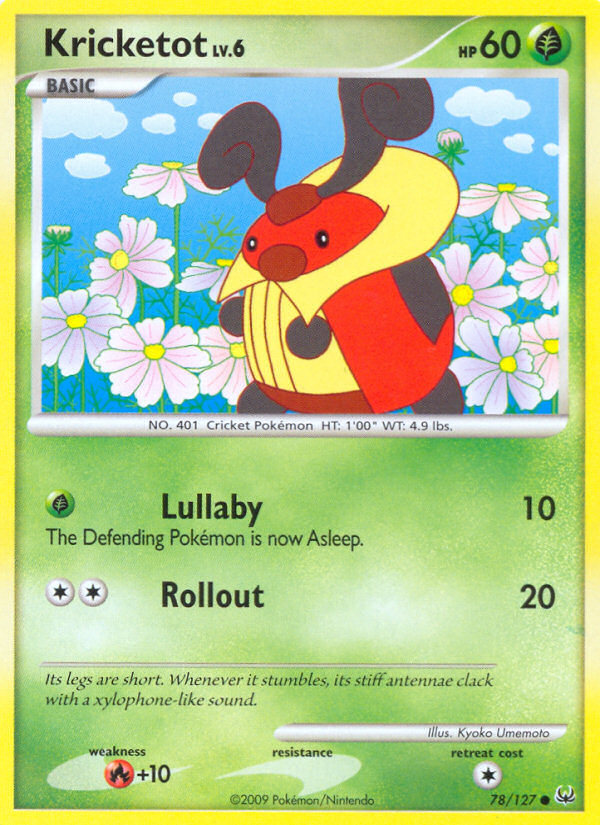 Kricketot (78/127) [Platinum: Base Set] - Comfy Hobbies