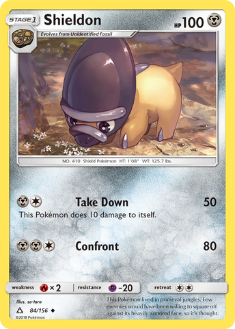 Shieldon (84/156) [Sun & Moon: Ultra Prism] - Comfy Hobbies