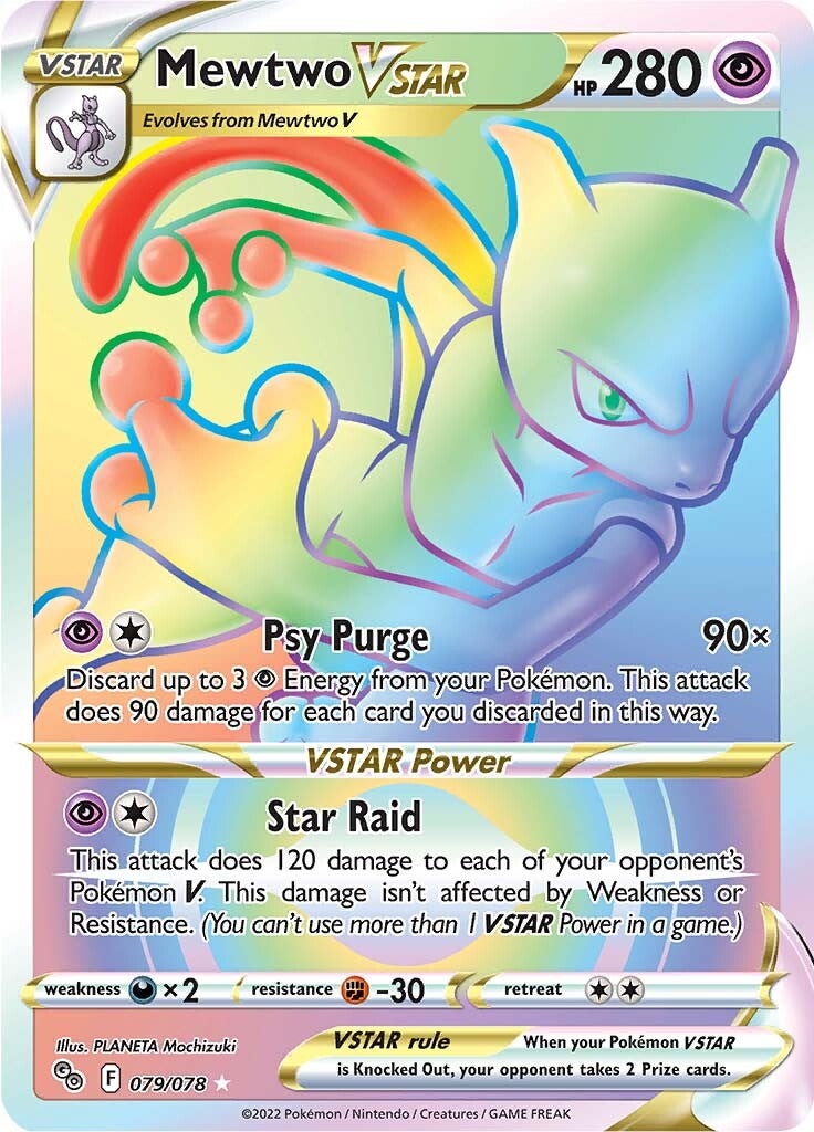Mewtwo VSTAR (079/078) [Pokémon GO] - Comfy Hobbies