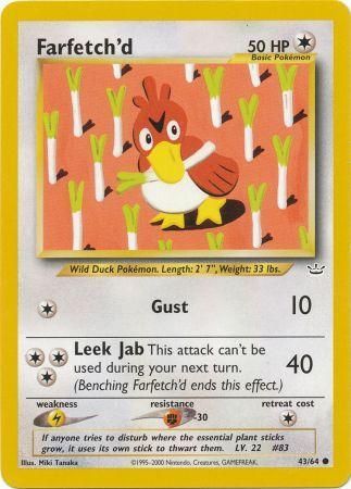 Farfetch'd (43/64) [Neo Revelation Unlimited] - Comfy Hobbies