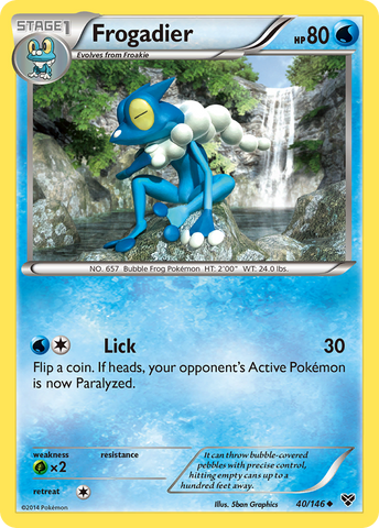 Frogadier (40/146) [XY: Base Set] - Comfy Hobbies